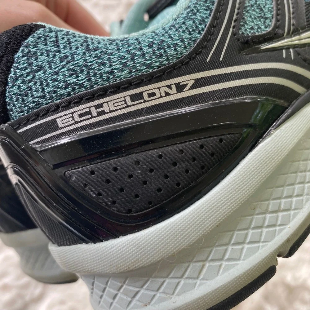 Saucony Echelon 7 Running Shoes Womens 8 Blue EVERUN Sauc-Fit Sneaker Athletic